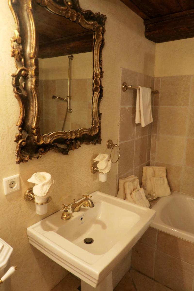 Ein Badezimmer in der Unterkunft Herrenhaus Borghorst