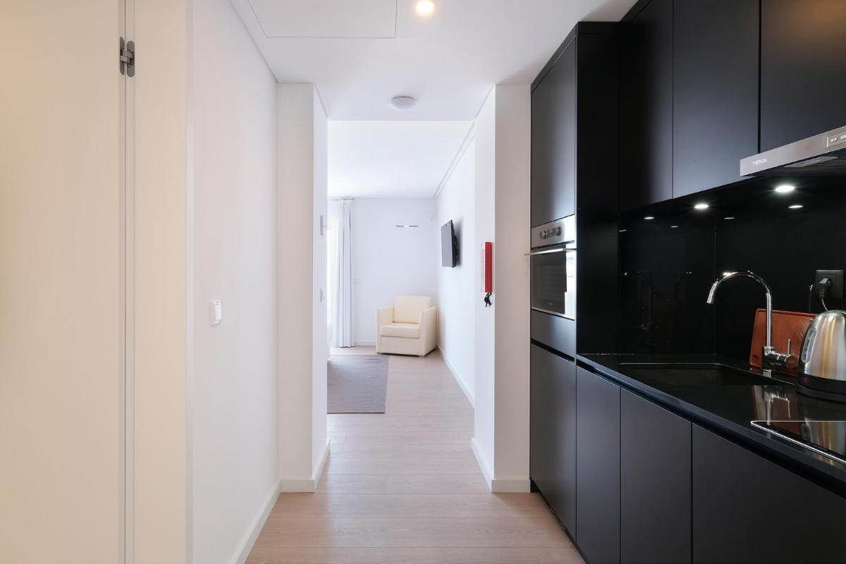 A cozinha ou kitchenette de Royal Obidos Scenic Resort