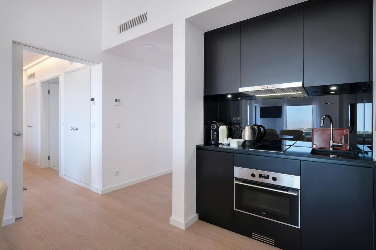 A cozinha ou kitchenette de Royal Obidos Scenic Resort