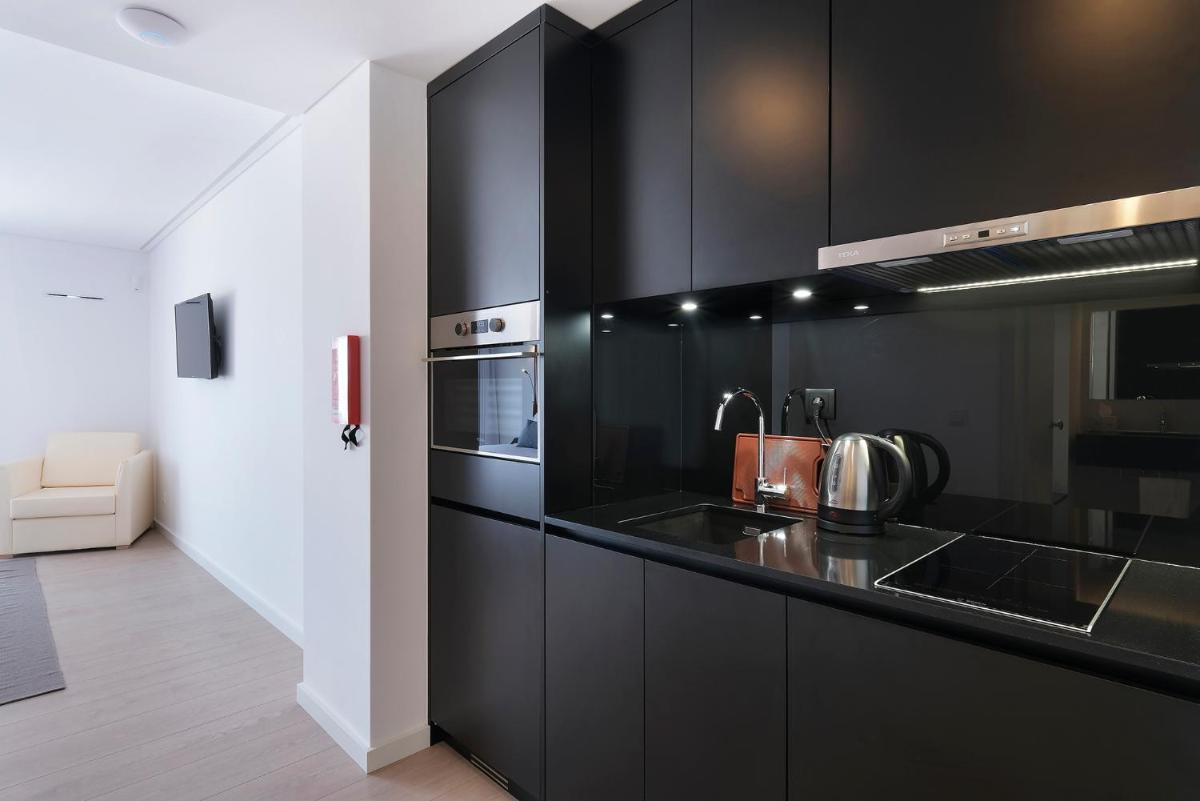 A cozinha ou kitchenette de Royal Obidos Scenic Resort