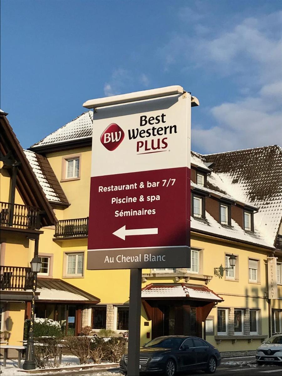 Certificat, récompense, panneau ou autre document affiché dans l'établissement Best Western Plus Au cheval Blanc à Mulhouse
