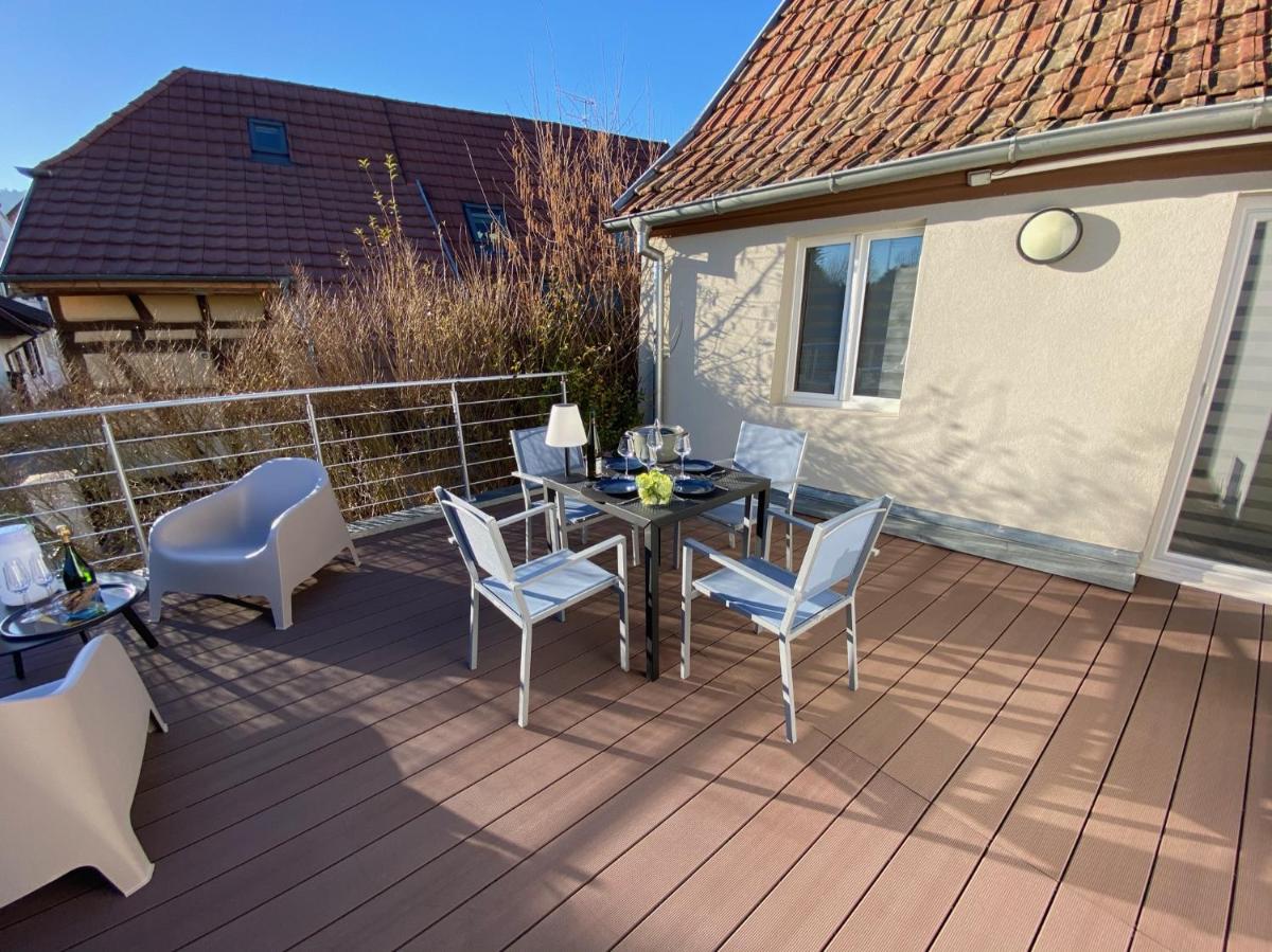 DUPLEX Le 12 - Appartement avec terrasse dans le vignoble - 5 mn du centre de Colmar - Housity