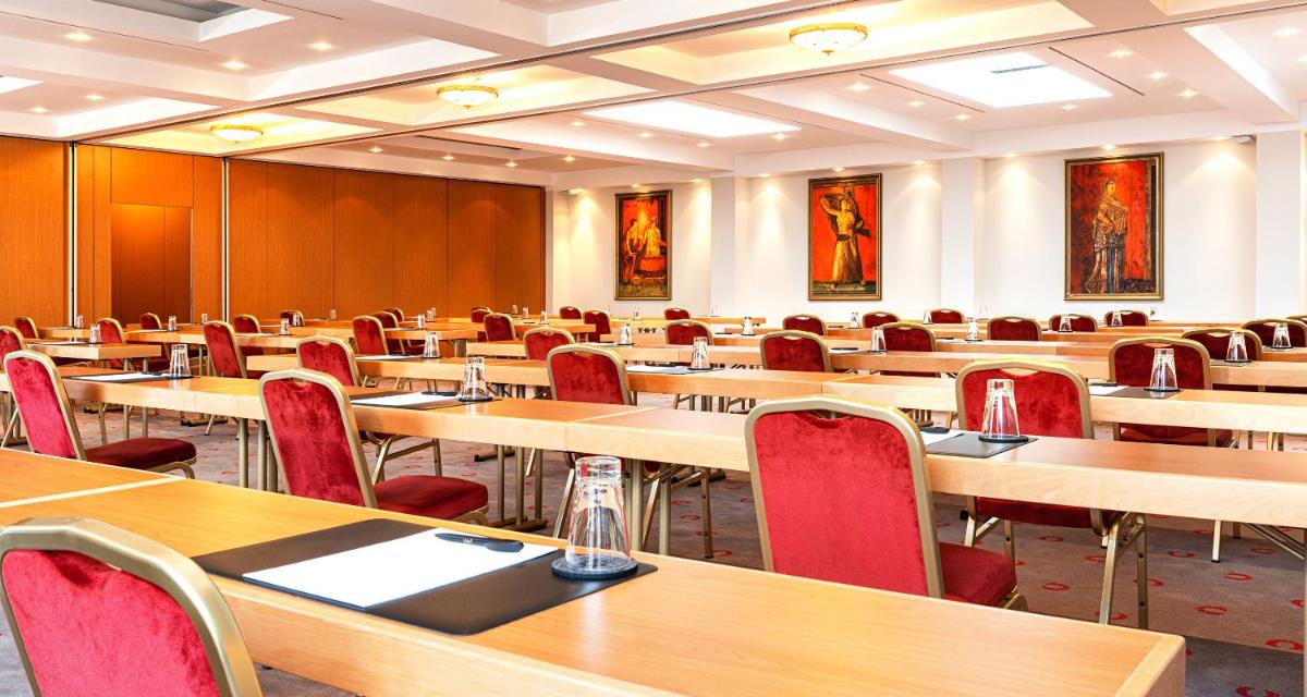 Der Geschäftsbereich oder Konferenzraum in der Unterkunft Victor's Residenz-Hotel Schloss Berg