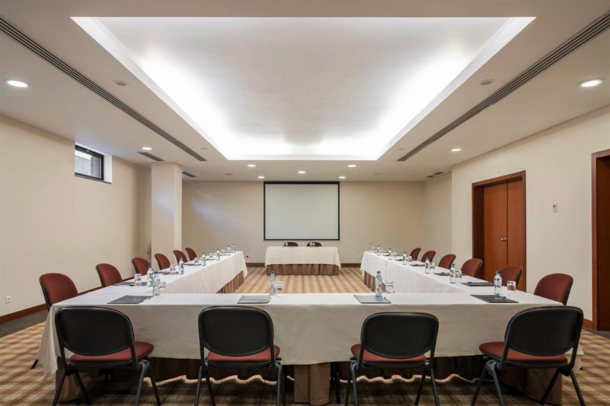 A área empresarial e/ ou a sala de conferências de Hotel do Canal