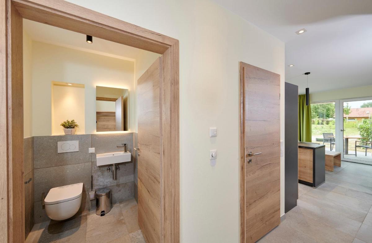 Ein Badezimmer in der Unterkunft Bachhof Resort Apartments