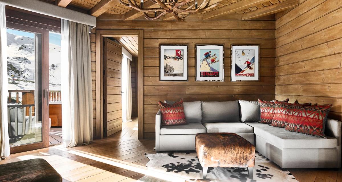 Zona de estar de El Lodge, Ski & Spa