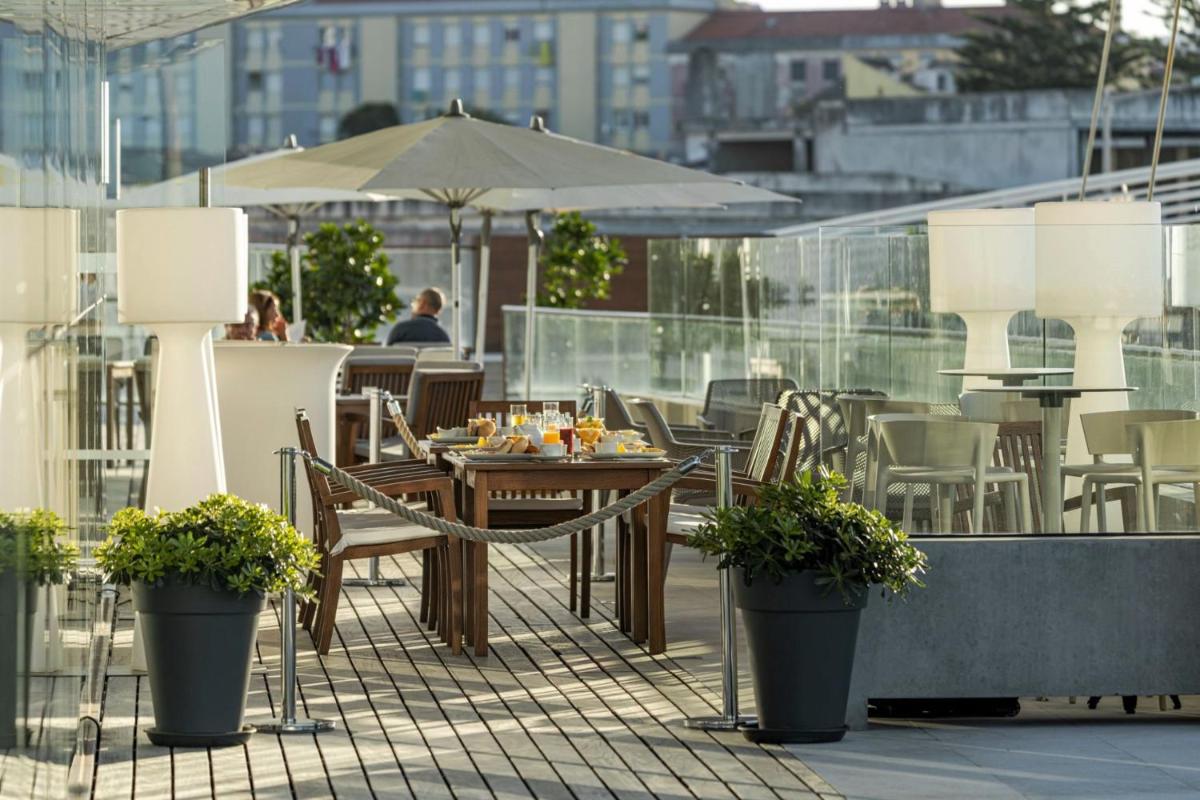 Uma varanda ou terraço em Hotel Marina Atlântico