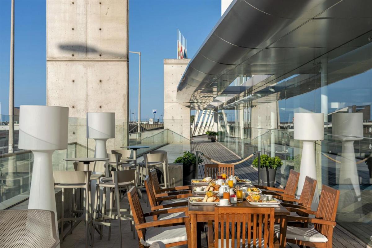 Uma varanda ou terraço em Hotel Marina Atlântico