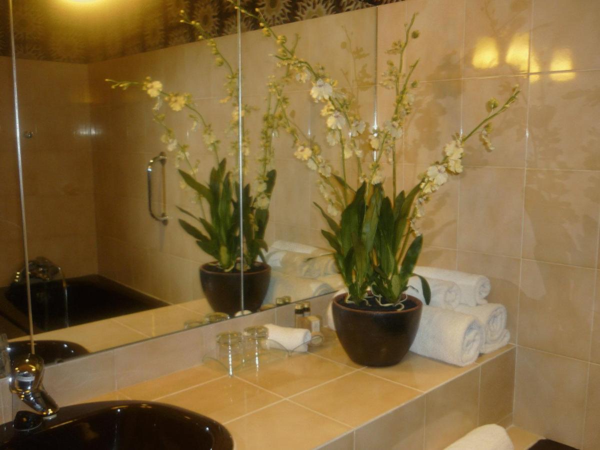 Salle de bains dans l'établissement Hotel De France