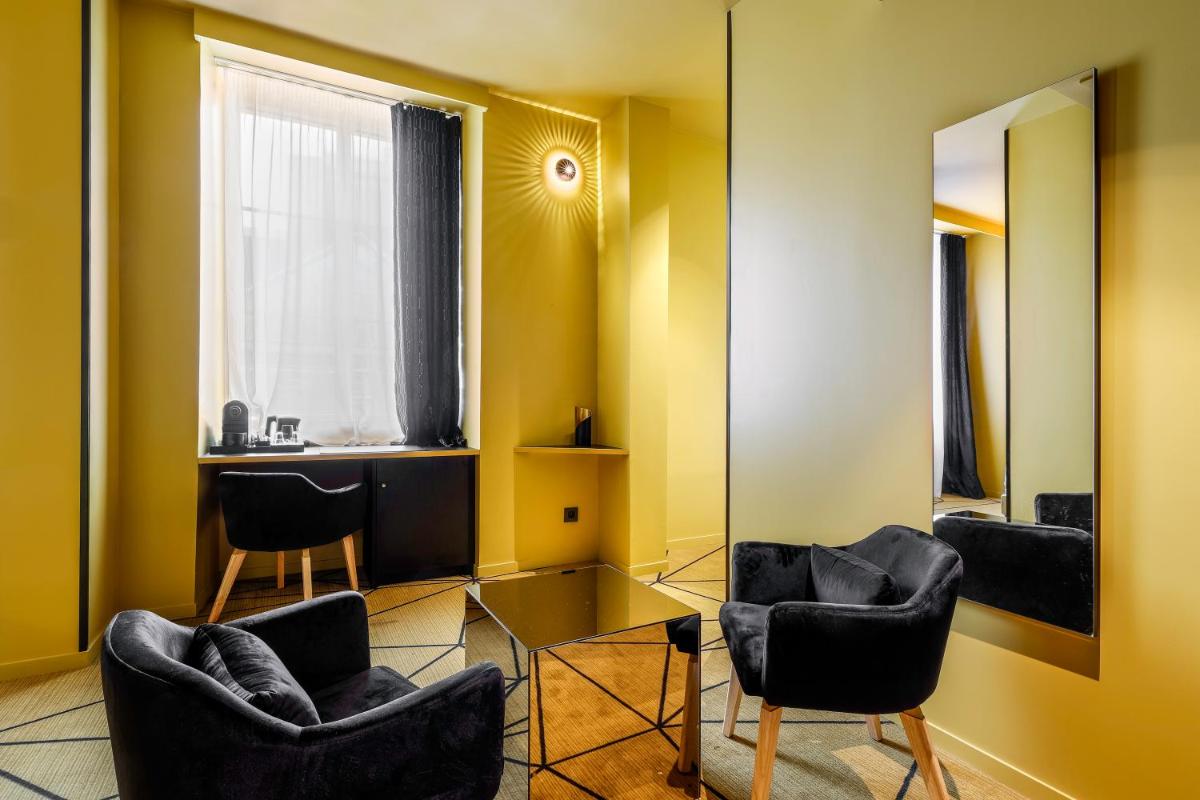 Coin salon dans l'établissement Hotel Leprince, Best Western Premier Collection