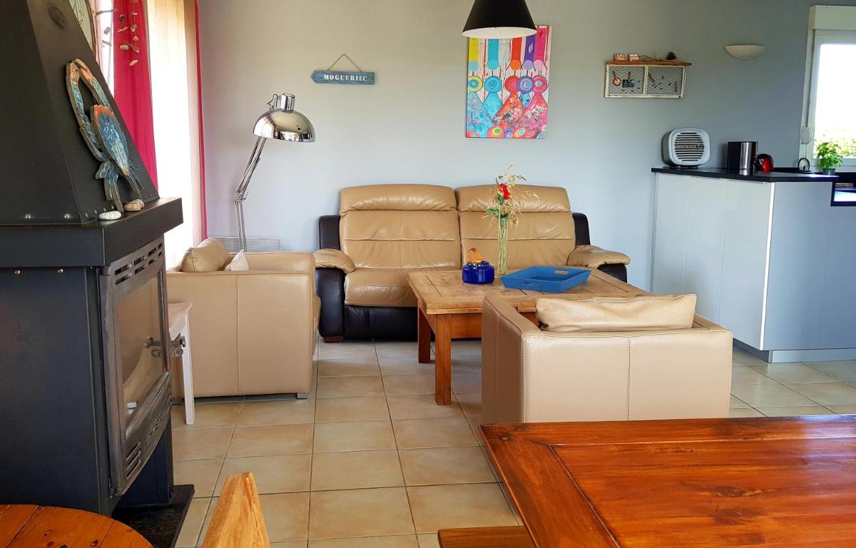 Maison de vacances bord de mer Sibiril Moguériec finistère la villa Léonie - Hizvo