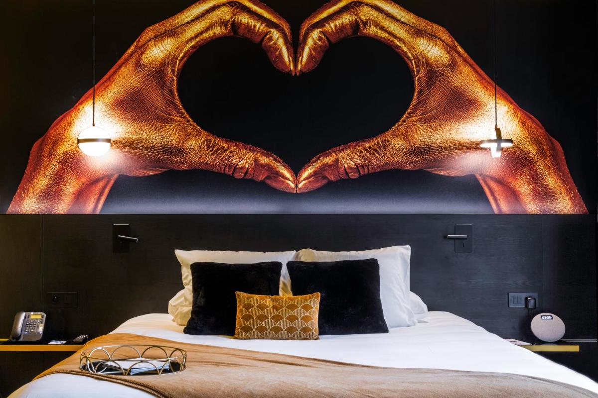 Un ou plusieurs lits dans un hébergement de l'établissement Hotel Leprince, Best Western Premier Collection