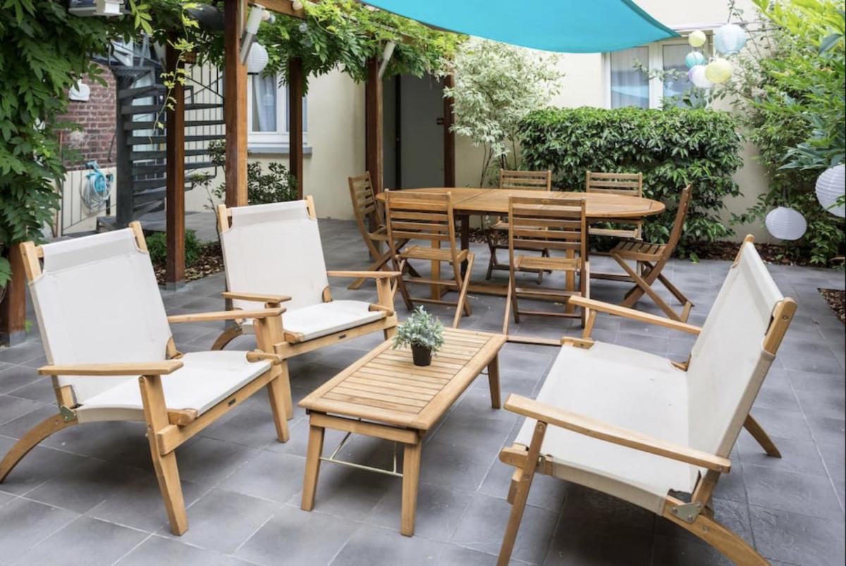 Terrasse ou espace extérieur de l'établissement Atypik Hotel