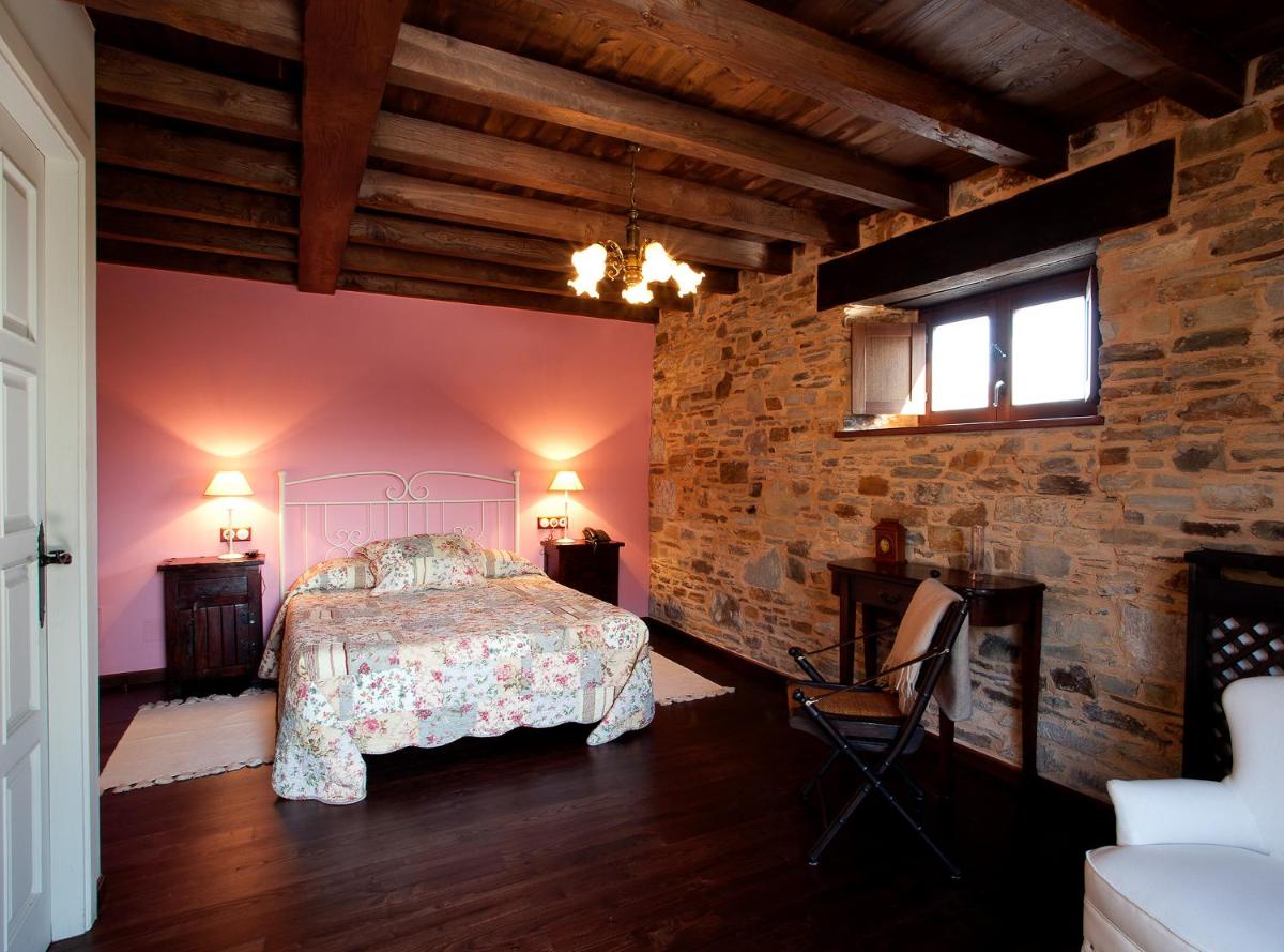 Cama o camas de una habitación en Hotel Casa Cachón