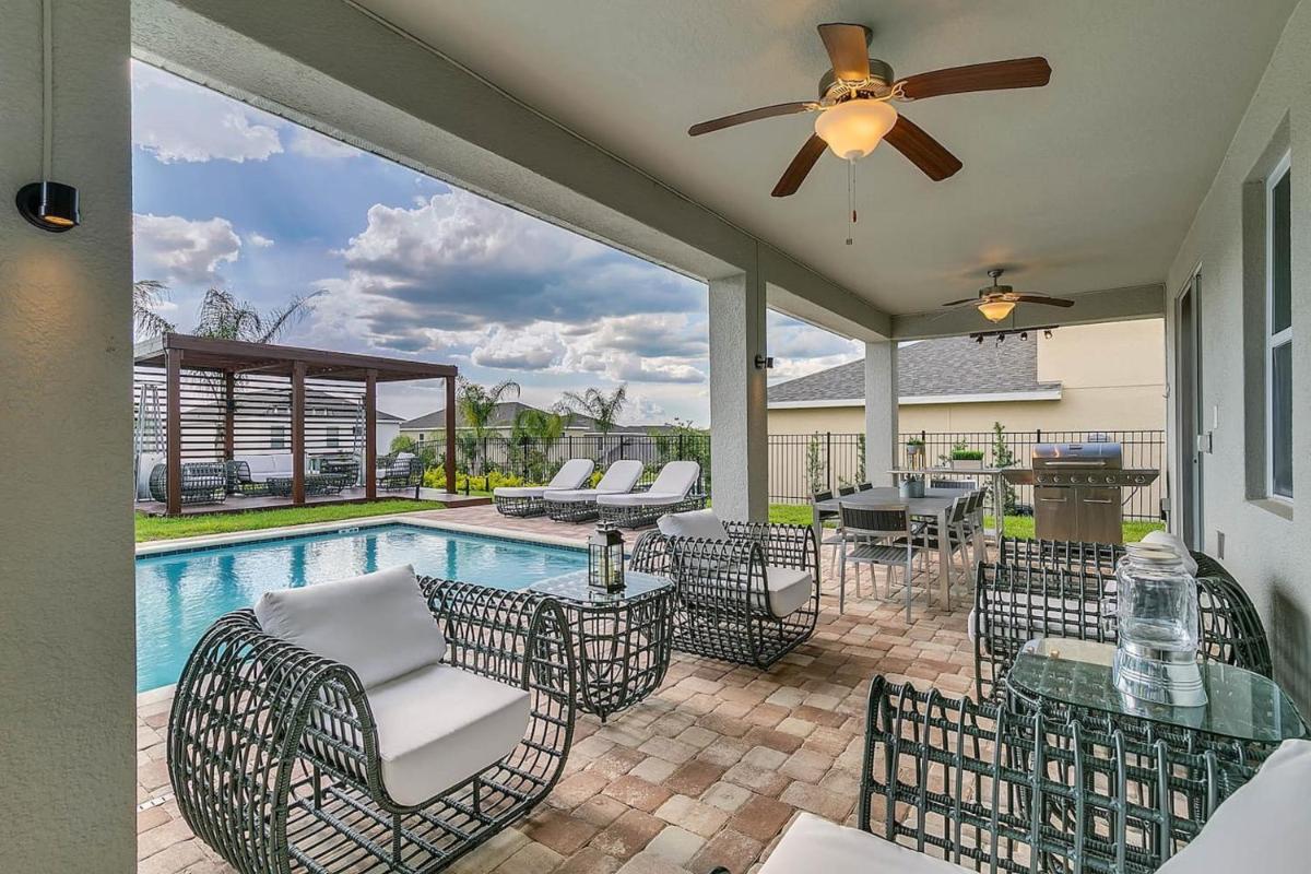 Stunning House with Pool, Gazebo and Movie Theater at Encore Resort 7644 - Housity