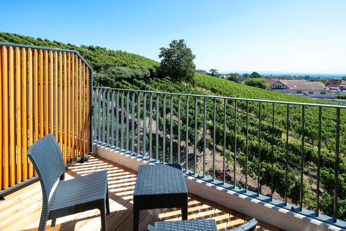 Balcon ou terrasse dans l'établissement Best Western Plus Hotel & SPA Le Schoenenbourg