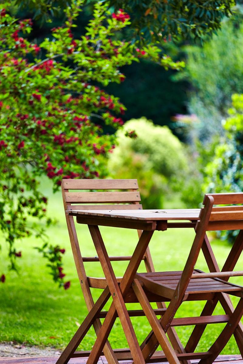 Jardin de l'établissement Carnac Lodge Hotel & Spa