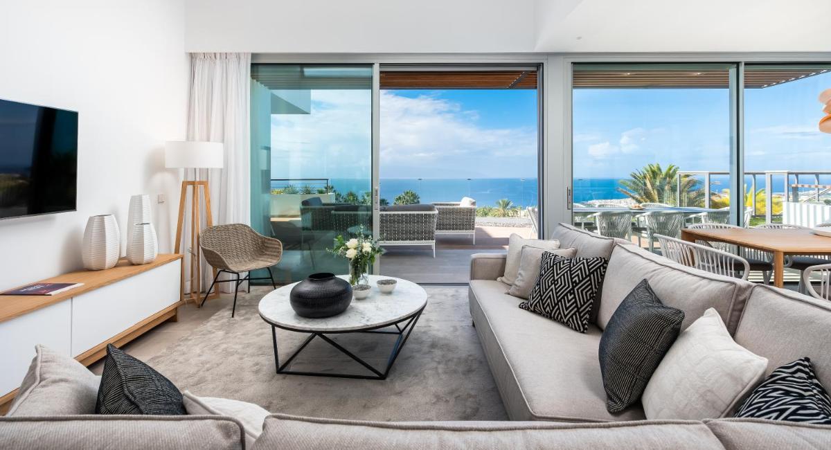 Zona de estar de Los Jardines de Abama Suites & Villas