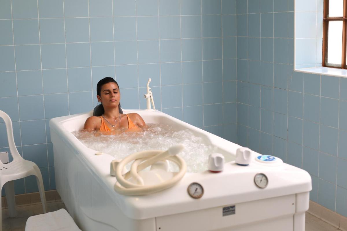 Os clientes hospedados em Hotel Termas da Curia