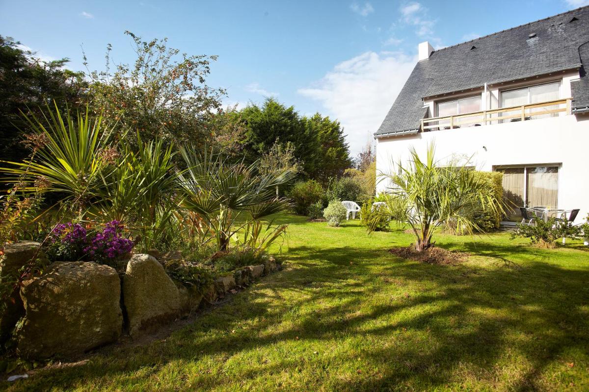 Jardin de l'établissement Carnac Lodge Hotel & Spa