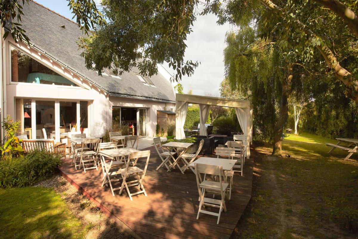 Jardin de l'établissement Carnac Lodge Hotel & Spa