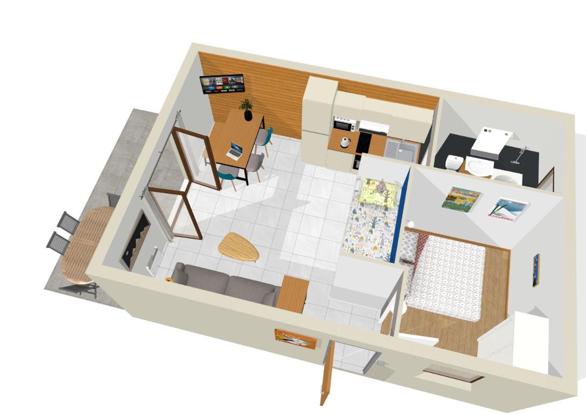 Appartement Escale Les Airelles Du Lac GÉRARDMER rez de jardin - Housity