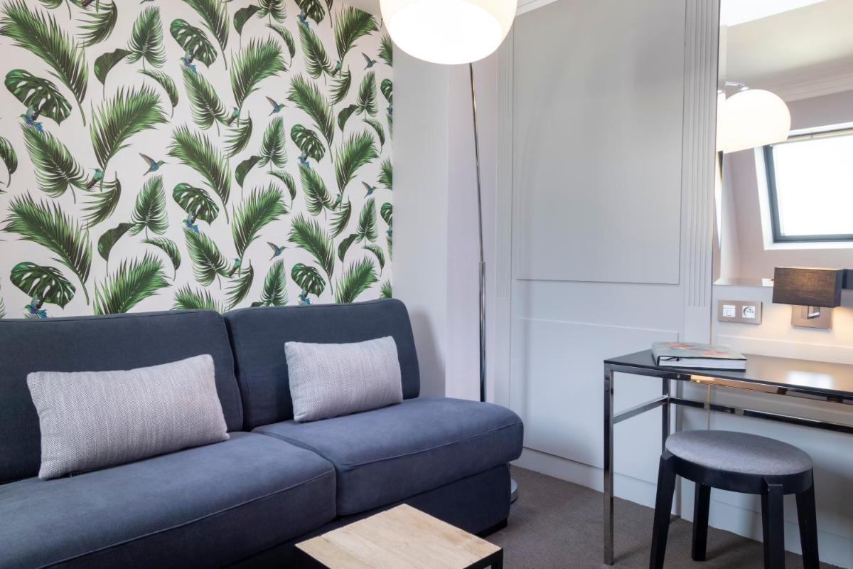Coin salon dans l'établissement Les Matins de Paris & Spa