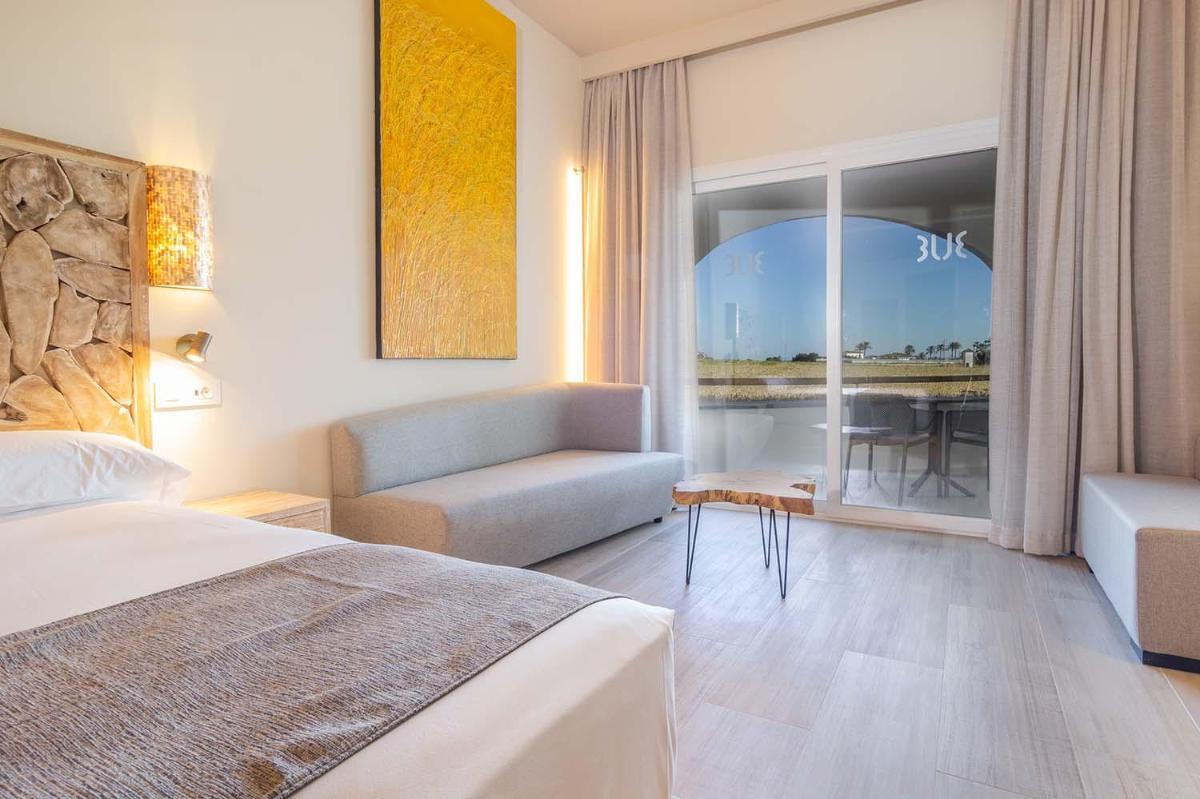 Cama o camas de una habitación en Zahara Beach & Spa by QHotels - Adults Recommended