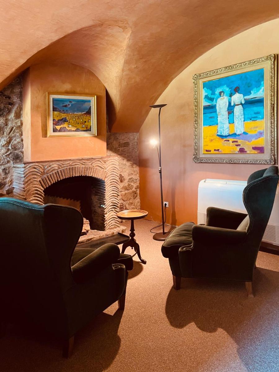 Zona de estar de Mas Salvi Country Boutique Hotel