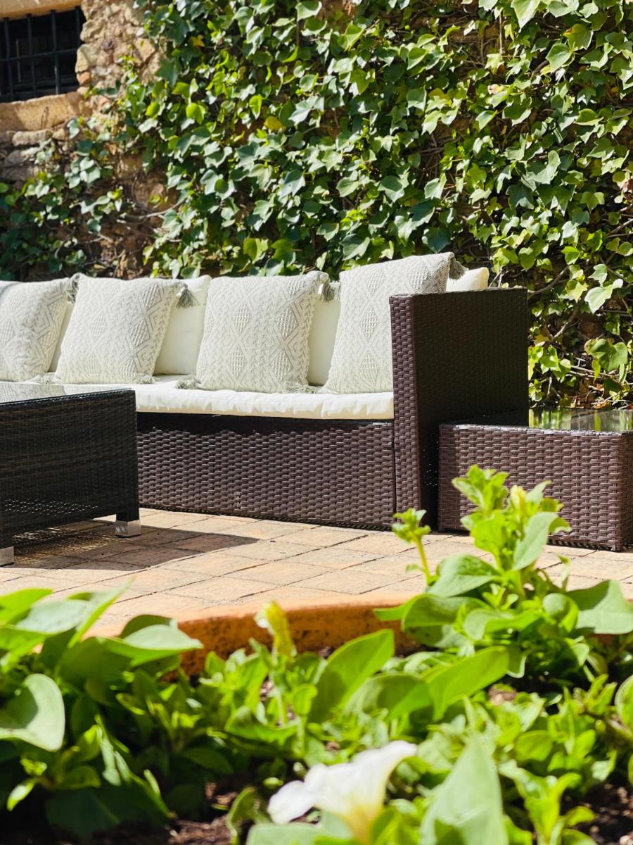 Zona de estar de Mas Salvi Country Boutique Hotel