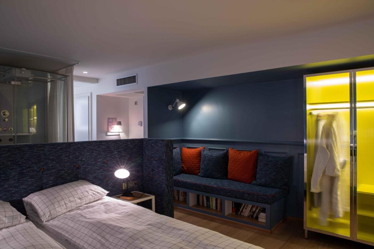 Un ou plusieurs lits dans un hébergement de l'établissement Hôtel et Spa La Villa K - Basel Airport