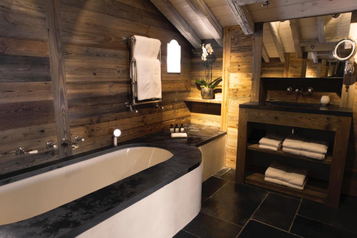 Salle de bains dans l'établissement Zannier Le Chalet