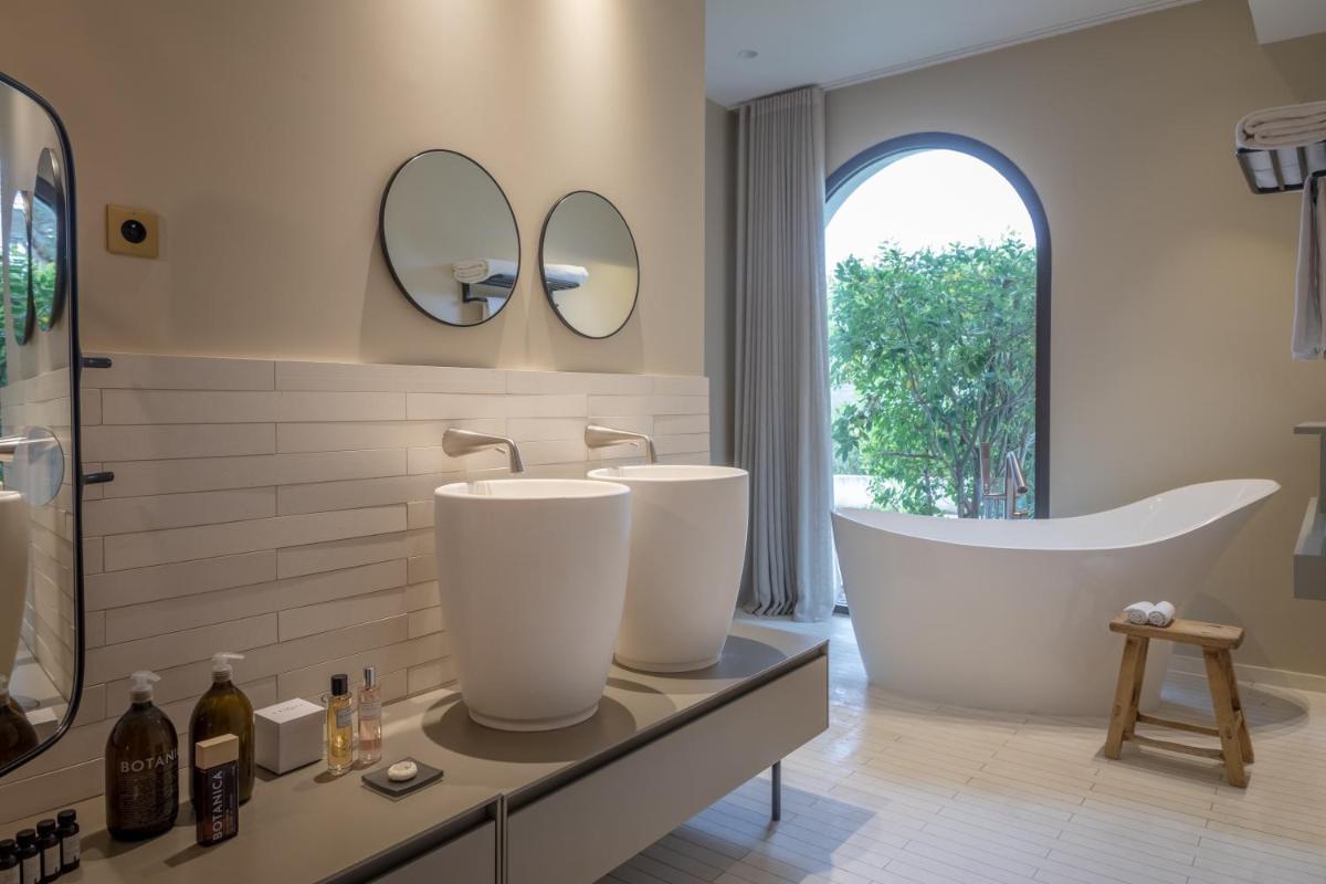 Salle de bains dans l'établissement Misincu