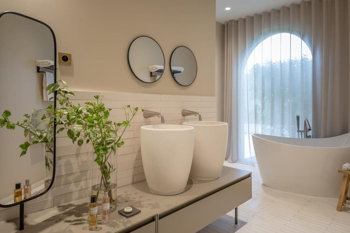 Salle de bains dans l'établissement Misincu