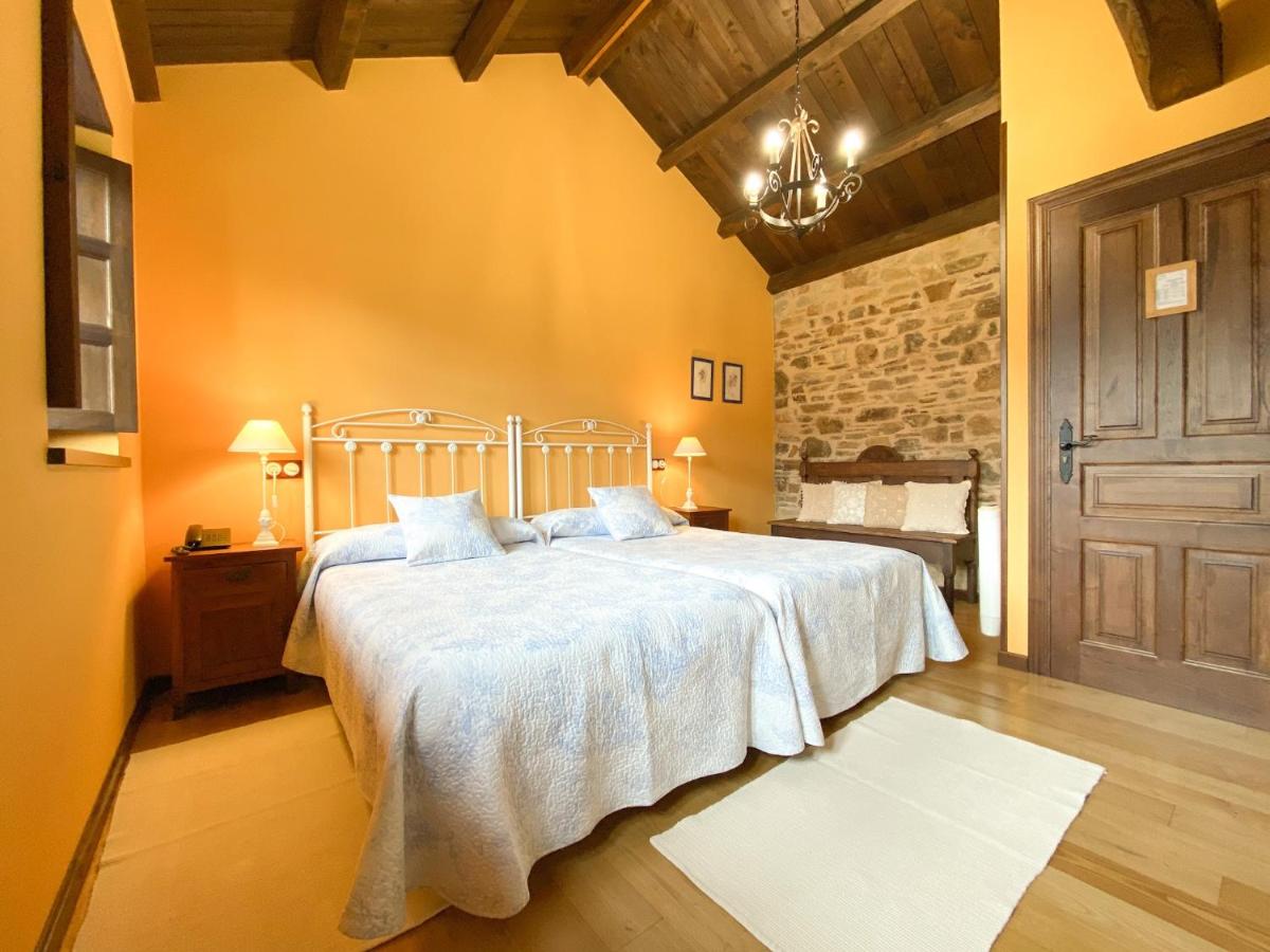 Cama o camas de una habitación en Hotel Casa Cachón