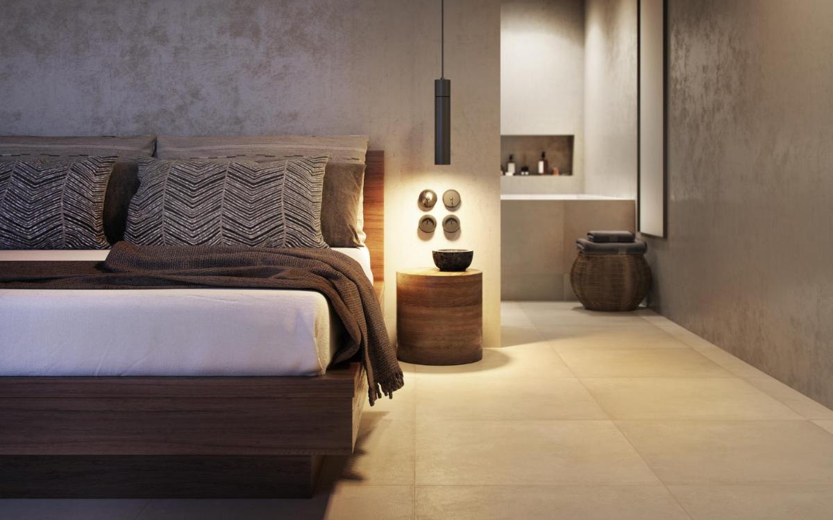 Cama o camas de una habitación en OKU Ibiza