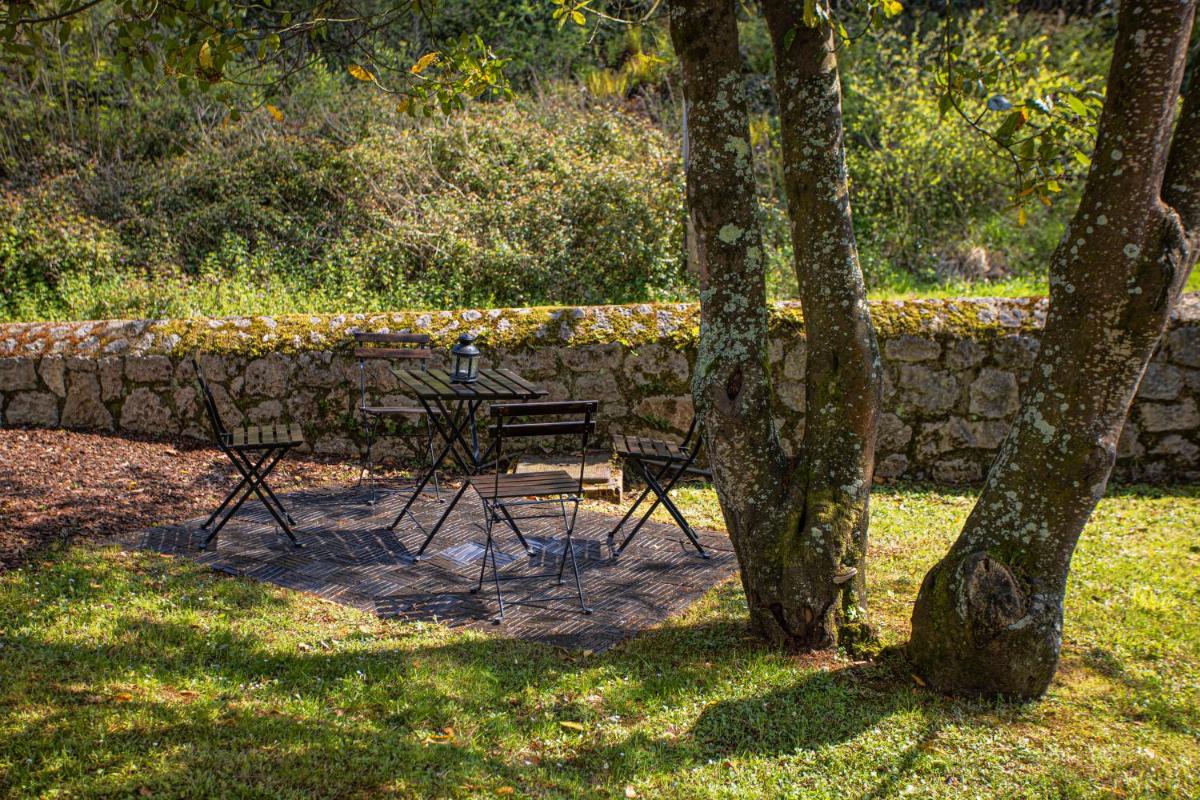 Jardín al aire libre en LA CASONA Encanto Rural - ApartaHotel SPA Llanes