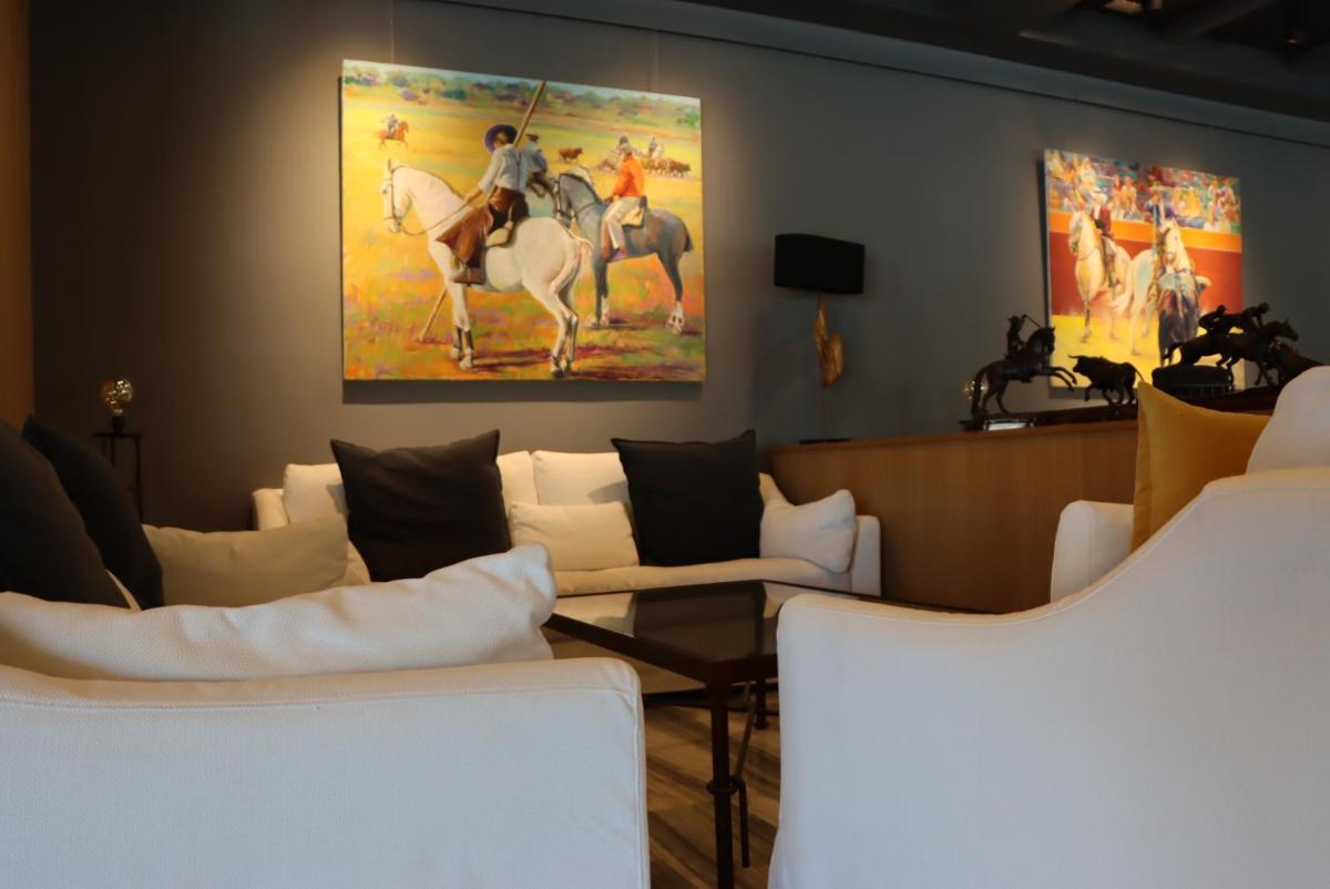 Zona de estar de Hotel Jerez & Spa
