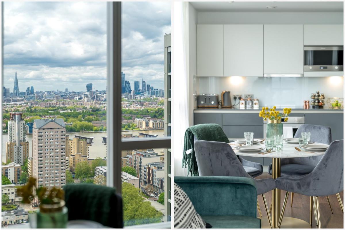 Suitetrails - Luxurious Spacious 2Bed Flat in Canary Wharf w/views of River Thames