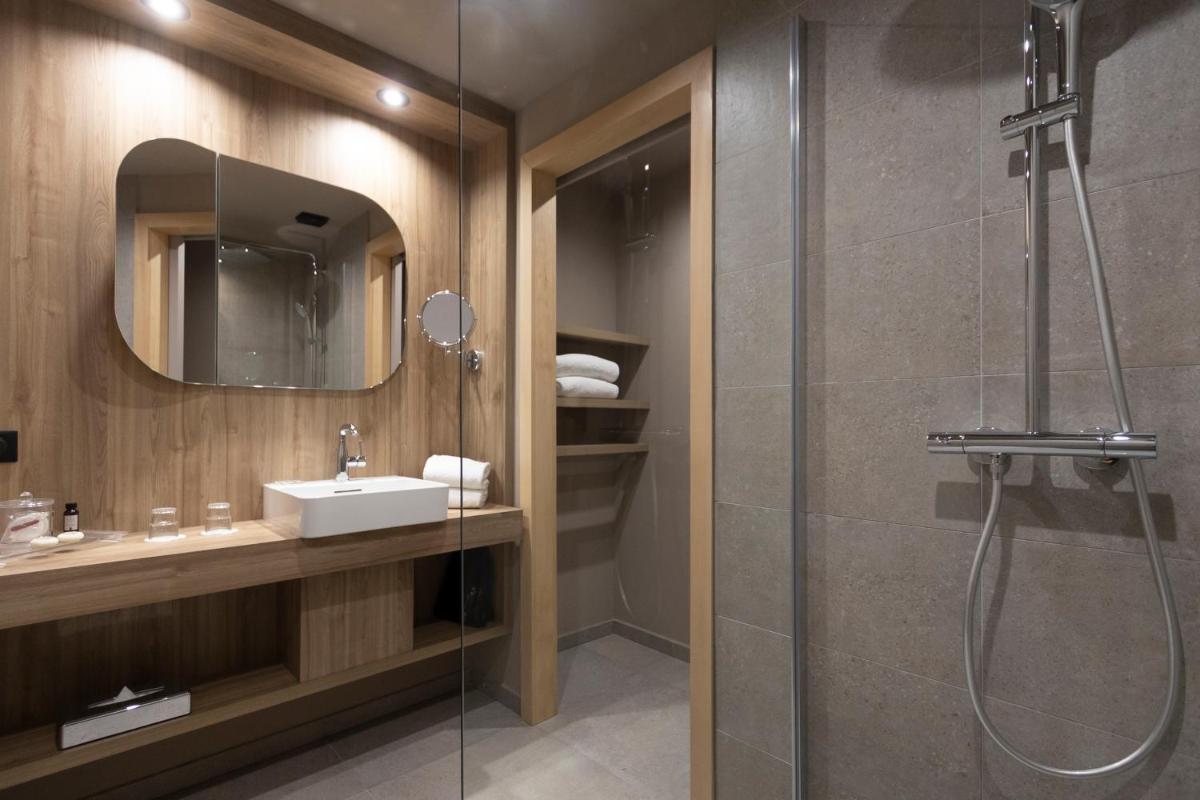 Salle de bains dans l'établissement Hotel L'Acquale
