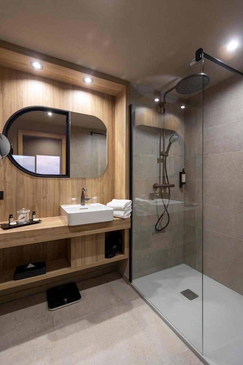 Salle de bains dans l'établissement Hotel L'Acquale
