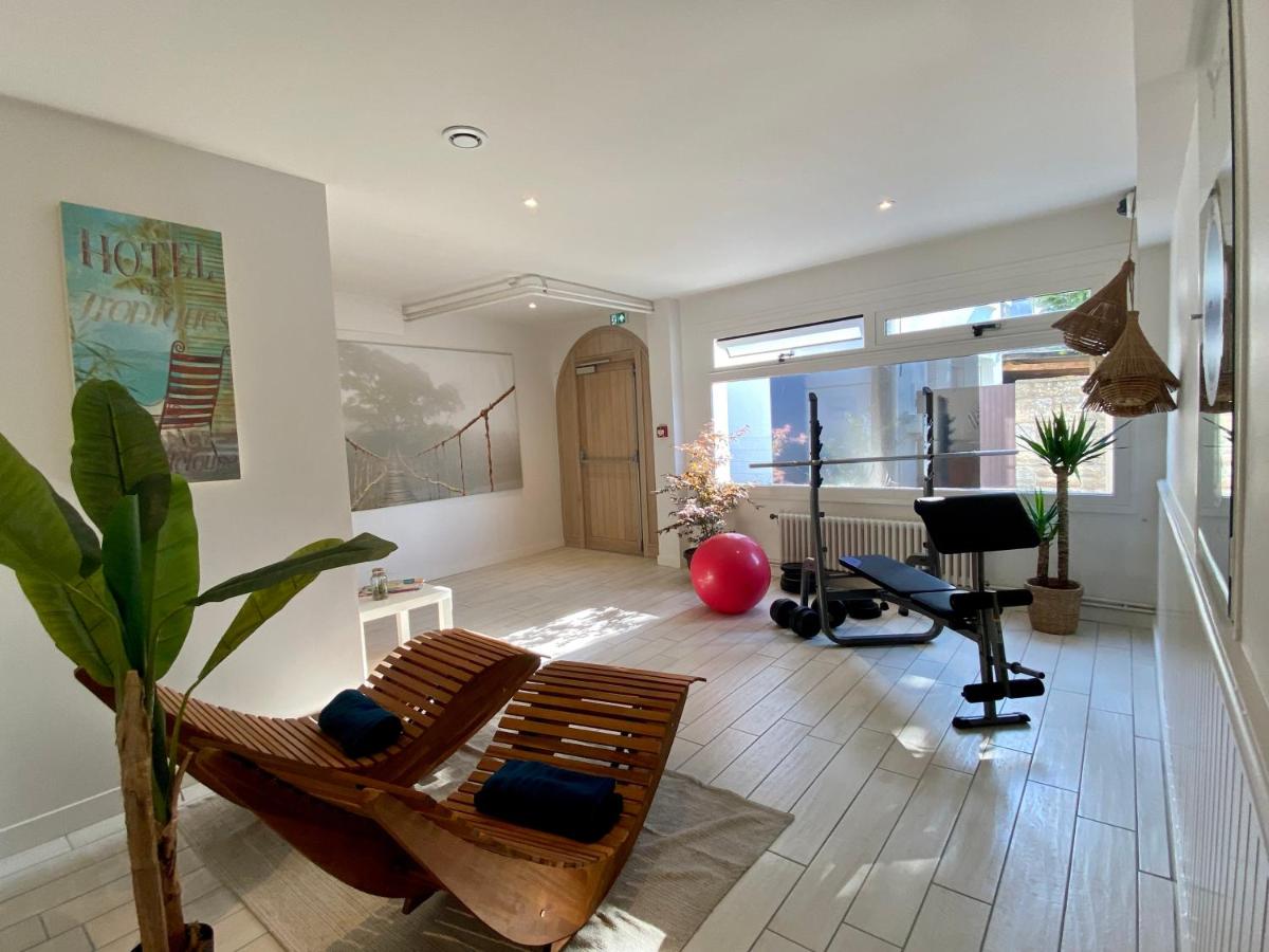 Coin salon dans l'établissement Maison des Dunes