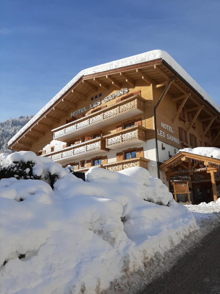 L'établissement Hotel les Sapins en hiver
