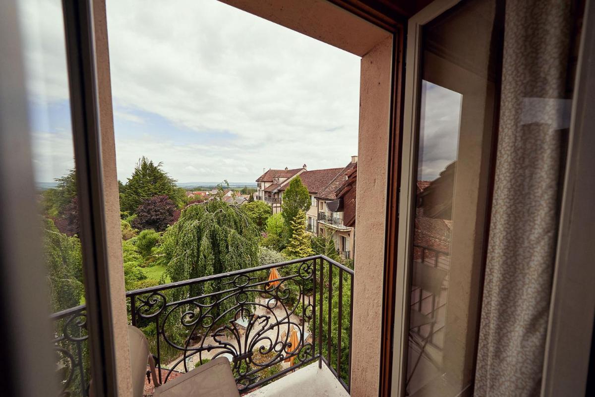Balcon ou terrasse dans l'établissement Relais Bernard Loiseau