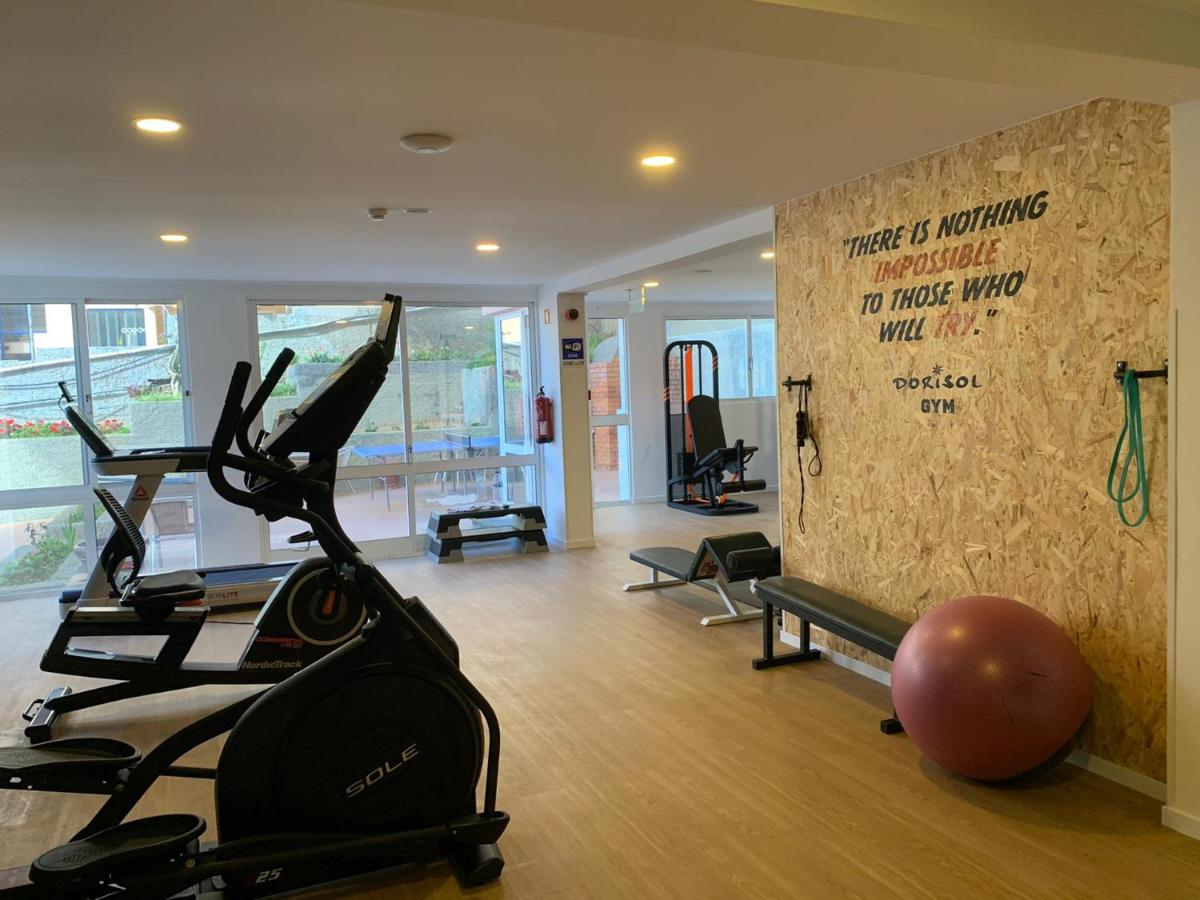 O centro de fitness e/ou as comodidades de fitness de Dorisol Mimosa Studio Hotel