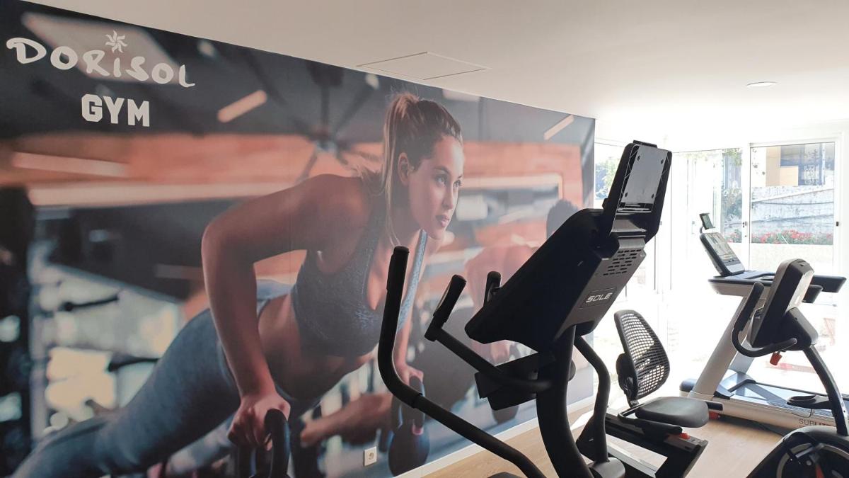 O centro de fitness e/ou as comodidades de fitness de Dorisol Mimosa Studio Hotel