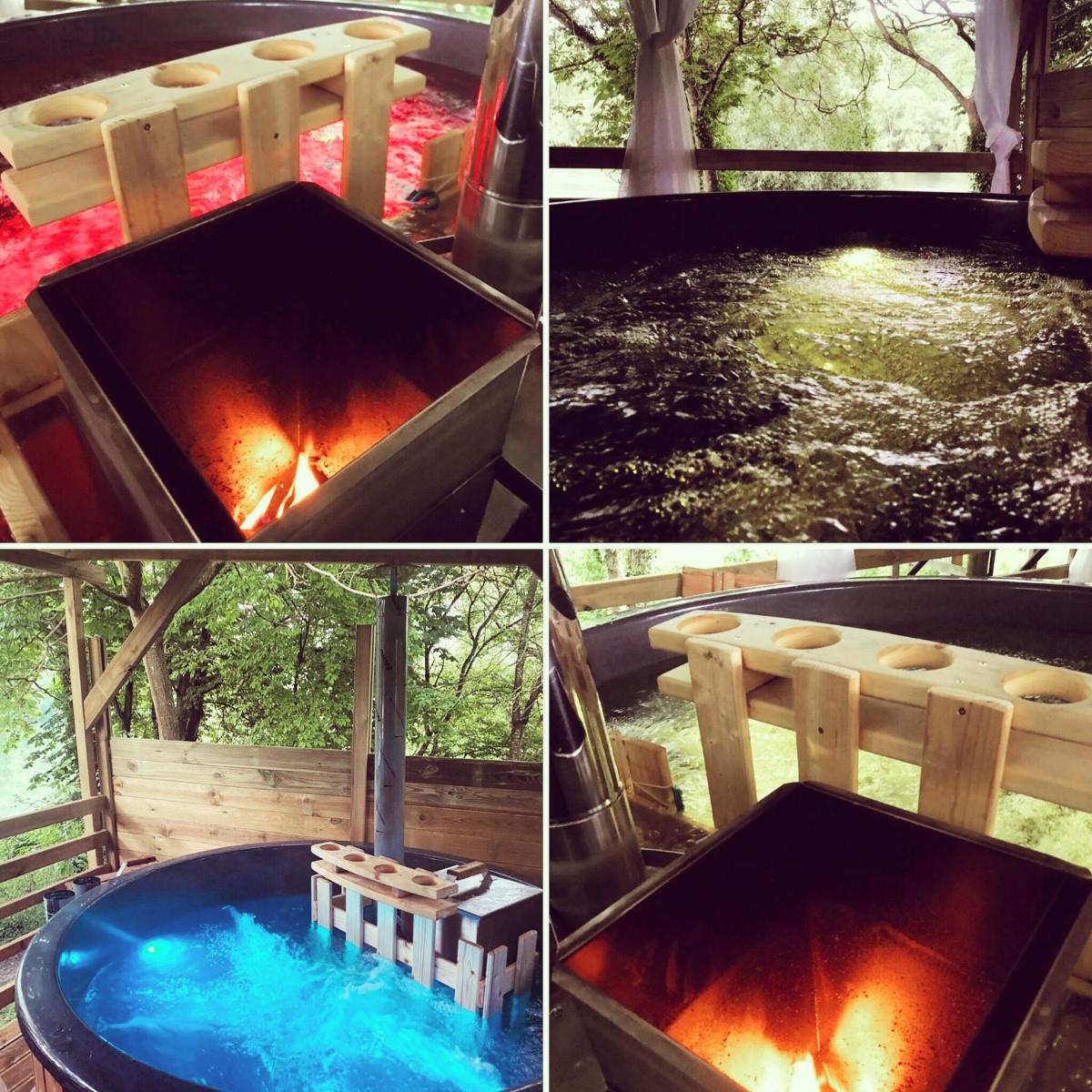 Cabane Dans Les Arbres Avec Bain Nordique - Housity