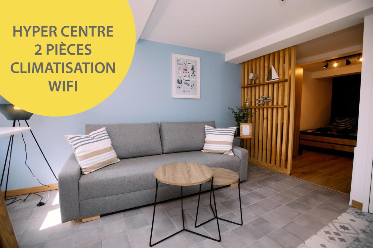 Suitetrails - Appartement climatisé - Bleu Azur - hyper-centre de Toulon