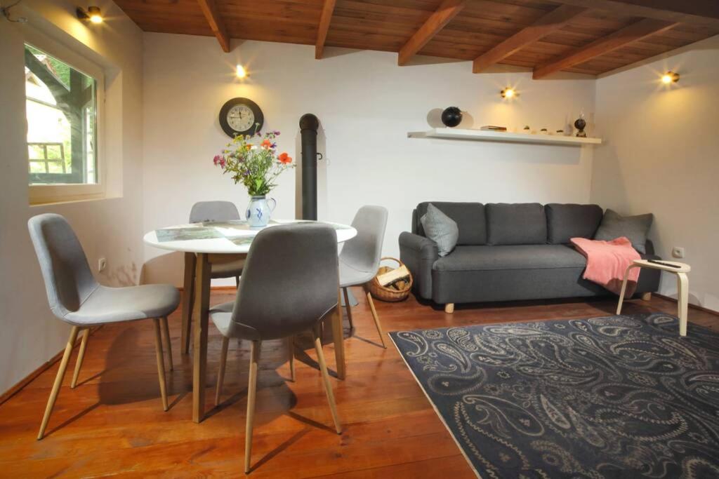 Drewniany domek nad jeziorem w Sitnie - Housity