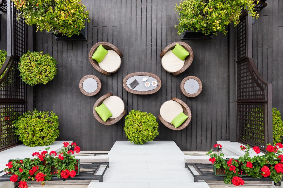 Jardin de l'établissement Hôtel Napoleon Paris